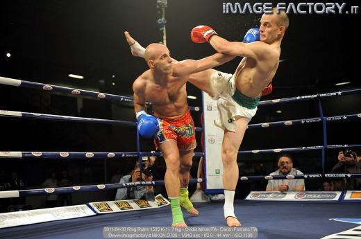 2011-04-30 Ring Rules 1525 K-1 - 71kg - Ovidio Mihali ITA - Danilo Fanfano ITA